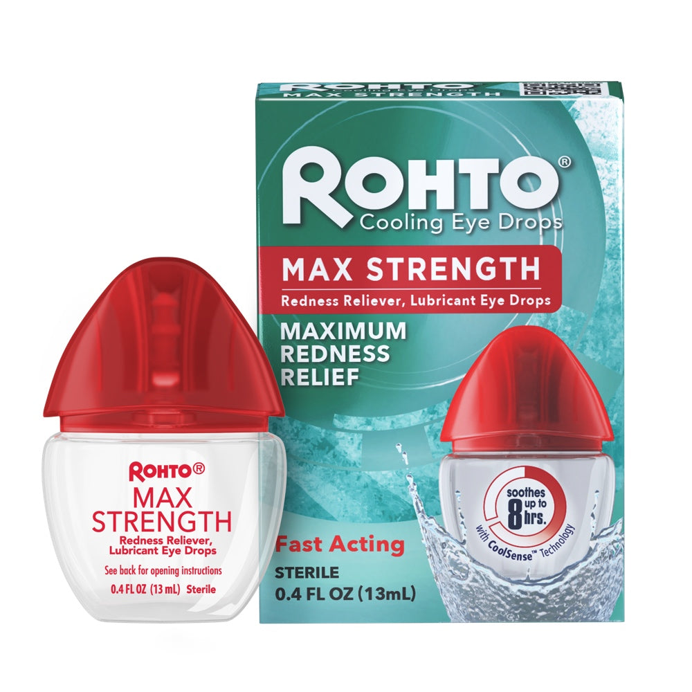 Rohto® Max Strength Redness Relief Eye Drops